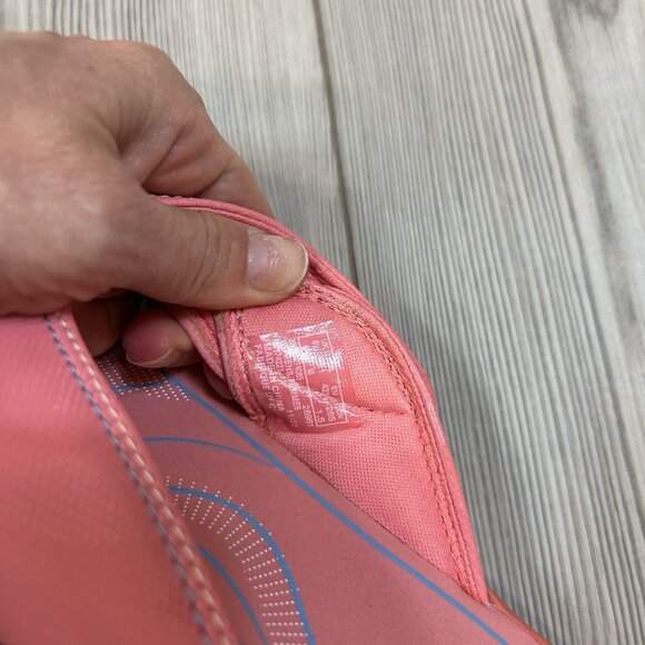 NEW CLARKS Women's Cloudsteppers Glide Post Strawberry Pink Flip Flops Size 11M - Picture 7 of 9
